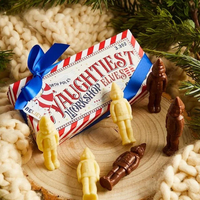 The Naughtiest Workshop Chocolate Elves