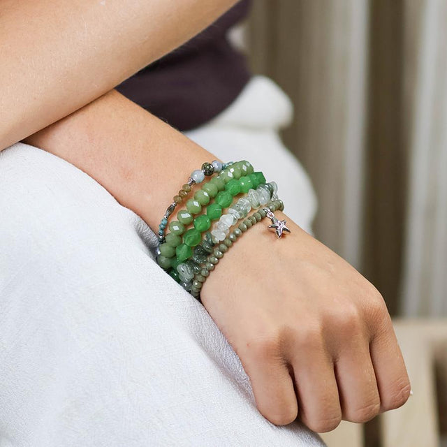 Misty Green Bracelet Stack