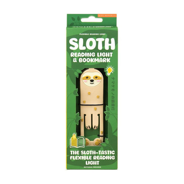 Sloth Reading Light And Bookmark