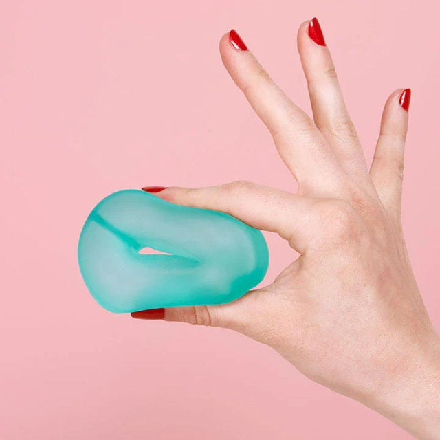 Sea Glass Teal Gump Loop Memory Gel Stress Ball