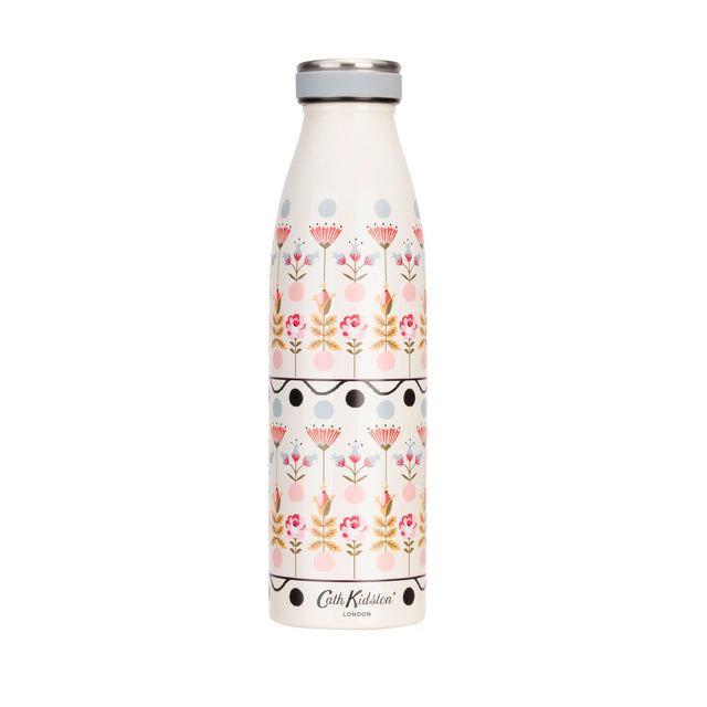 Retro Floral Stainless Steel Bottle