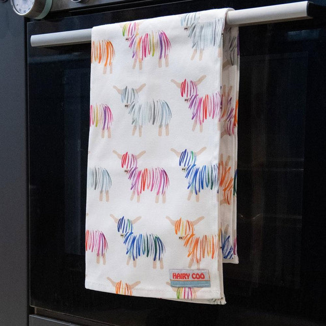 Hairy Coo Tea Towel