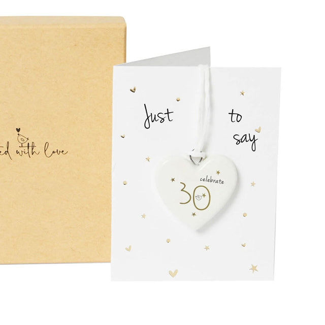 30th Ceramic Decoration in Gift Box