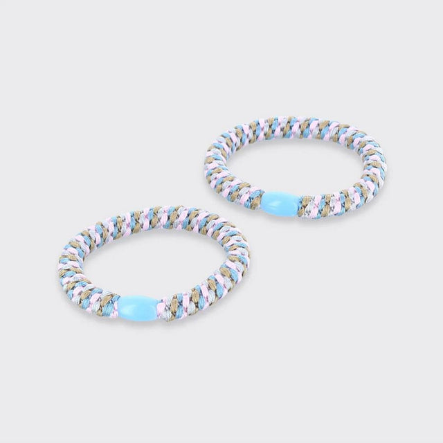 Natural & Gold Twisted Woven Hair Band