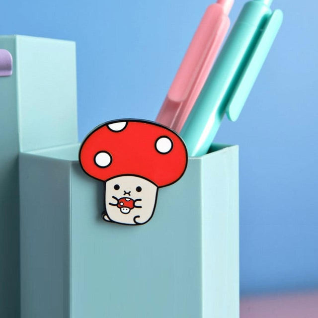 Ricemogu Mushroom Enamel Pin