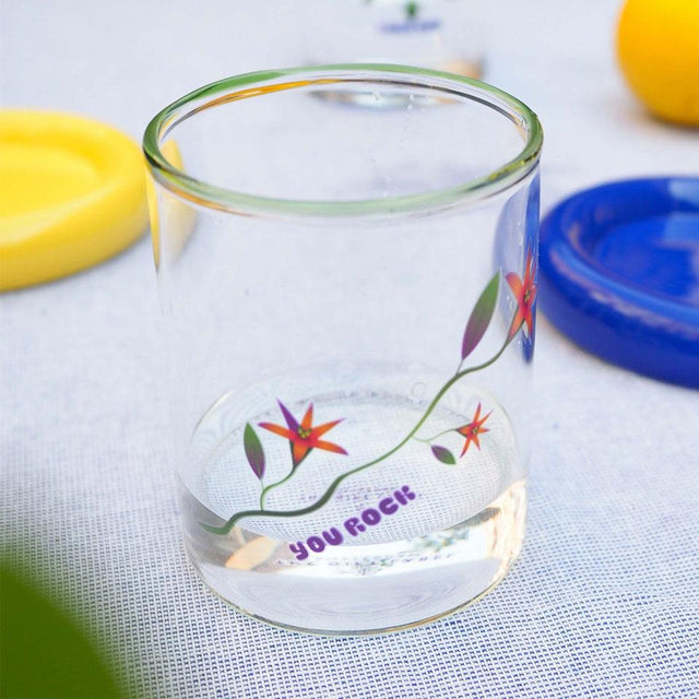 You Rock Drinking Glass