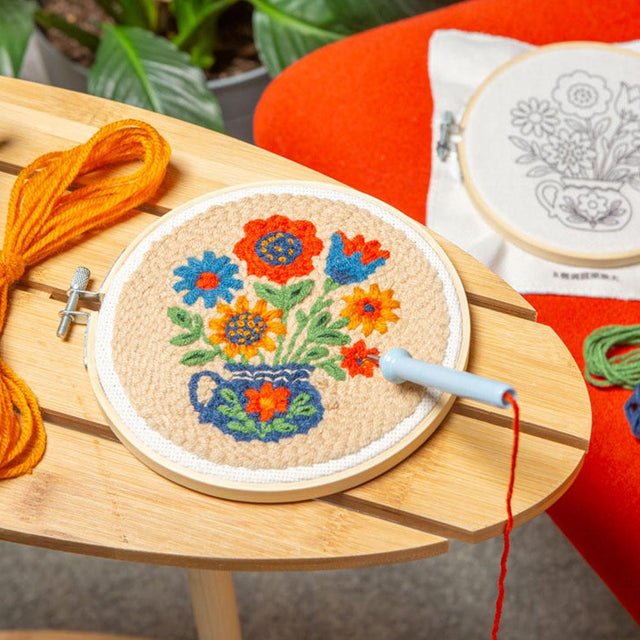 Flower Bouquet Punch Needle Kit