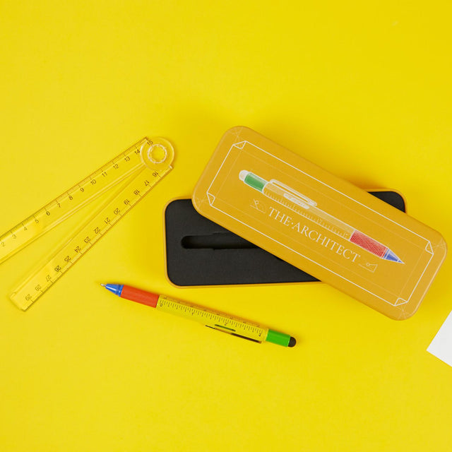 The Architect Yellow Multi Tool Pen