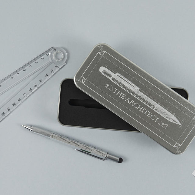 The Architect Grey Multi Tool Pen