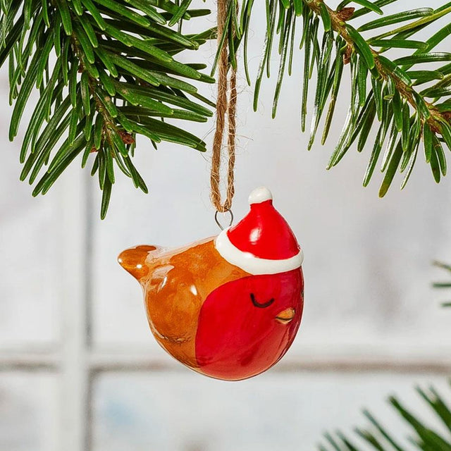 Robin Ceramic Hanging Decoration