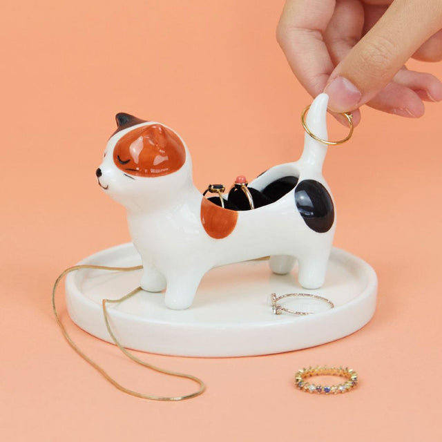 Calico Cat Ring Holder