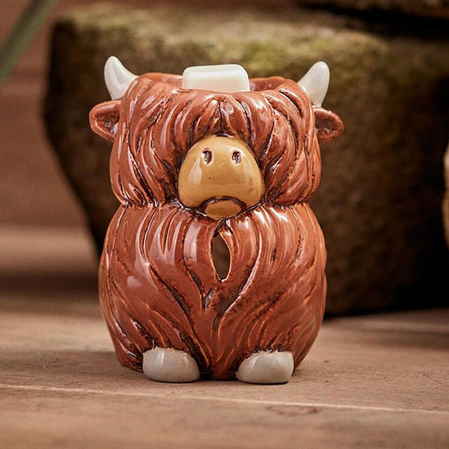 Dougal Highland Cow Stoneware Wax Burner