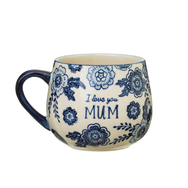 Blue Willow Love You Mum Mug
