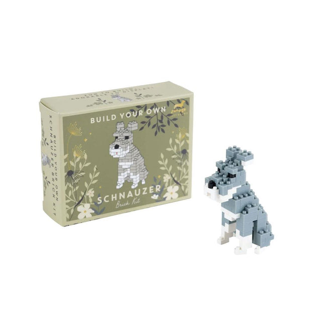 Build Your Own Schnauzer Brick Kit