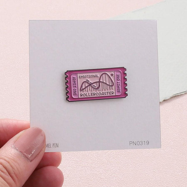 Emotional Rollercoaster Pin