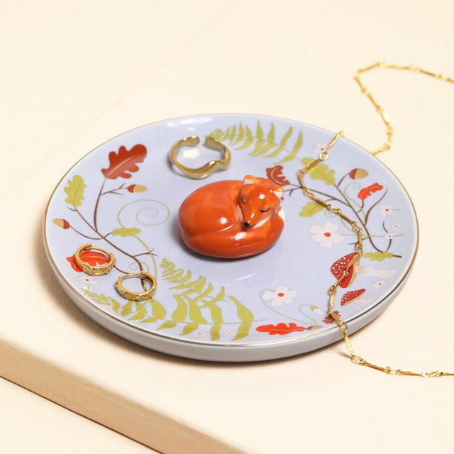 Purple Fox Trinket Dish