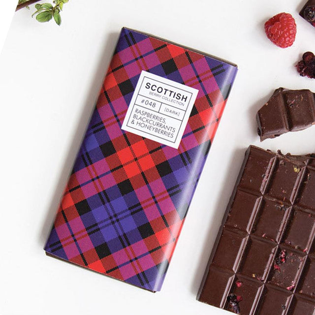 Quirky Gifts Scottish Berries Dark Chocolate Bar