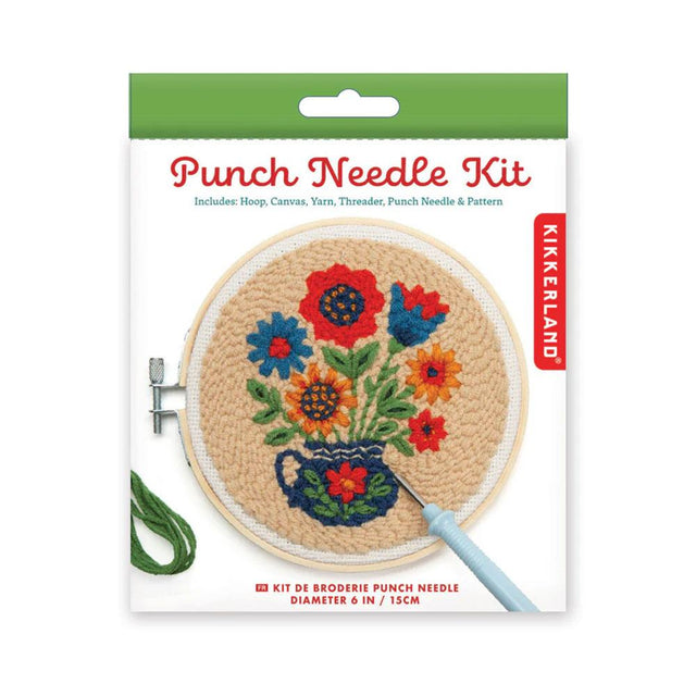 Flower Bouquet Punch Needle Kit in Box
