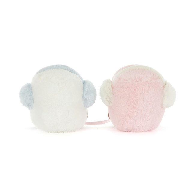 Jellycat Amuseables Toastie Pink and White Marshmallows Back Facing