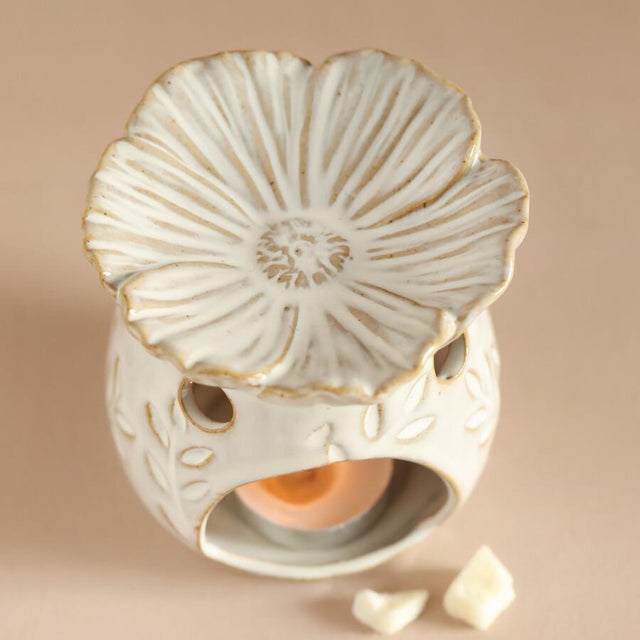 Lisa Angel Secret Garden Ceramic Wax Burner Top Facing