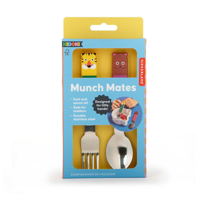 Munch Mates Kids Fork & Spoon Set in Gift Box