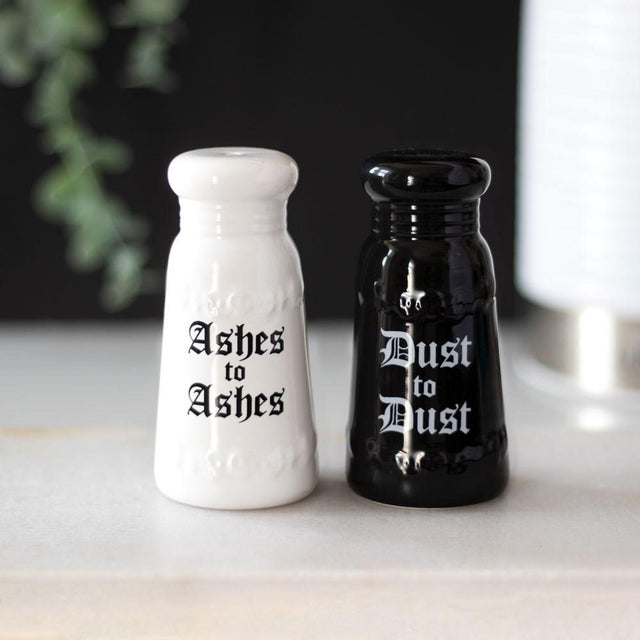 Gothic Dust and Ashes Salt and Pepper Set