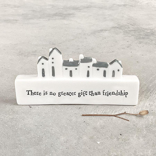 No Greater Gift than Friendship Porcelain Decoration