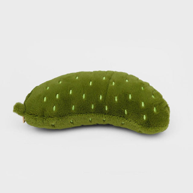 Plush Pickle Zip Pouch