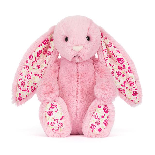 Jellycat Blushkin Blossom Luxe Bunny Original Front Facing