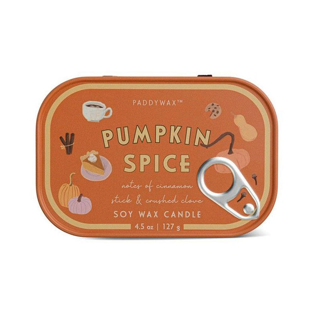 Pumpkin Spice Printed Tin Candle