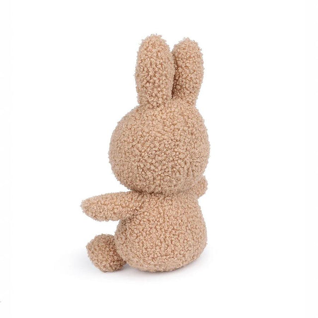 Beige Miffy Teddy Boucle Soft Toy back view
