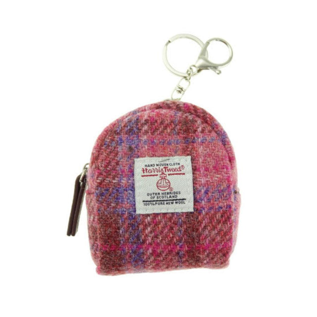 Harris Tweed Cava Micro Bag in Pink Check