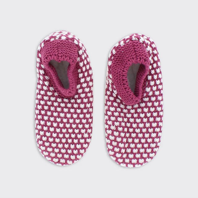 Mulberry Pink Marnie Women's Slipper Socks