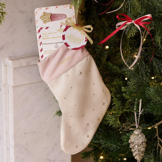 A Little Happy Christmas Children's Bracelet and Hair Clip Stocking Gift Set