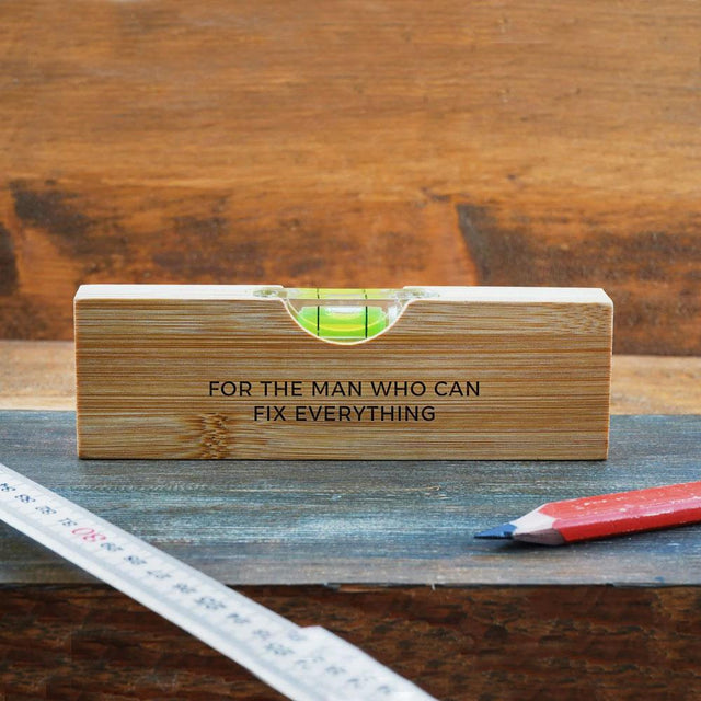 For the Man Wooden Spirit Level Bottle Opener