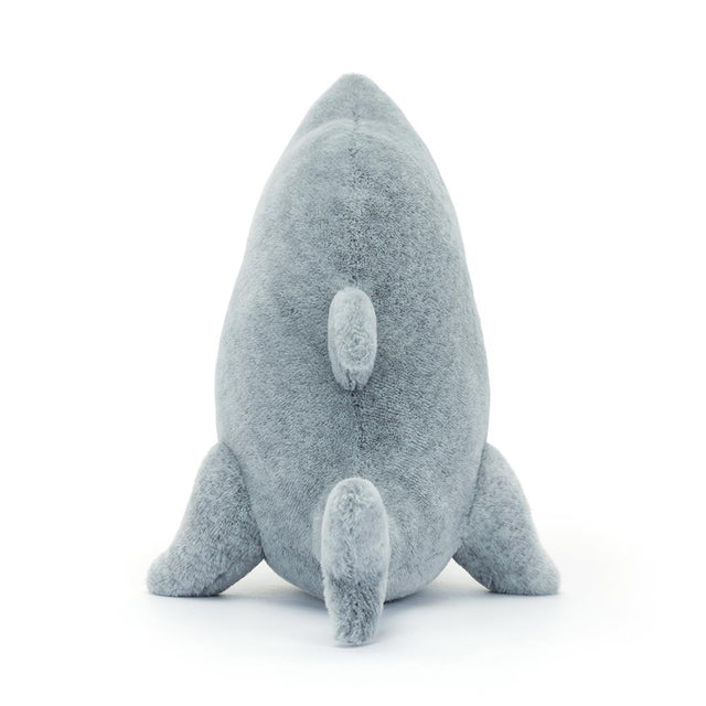 Silvie Shark Soft Toy Back View