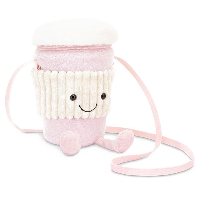 Jellycat Amuseables Coffee-To-Go Pink Bag