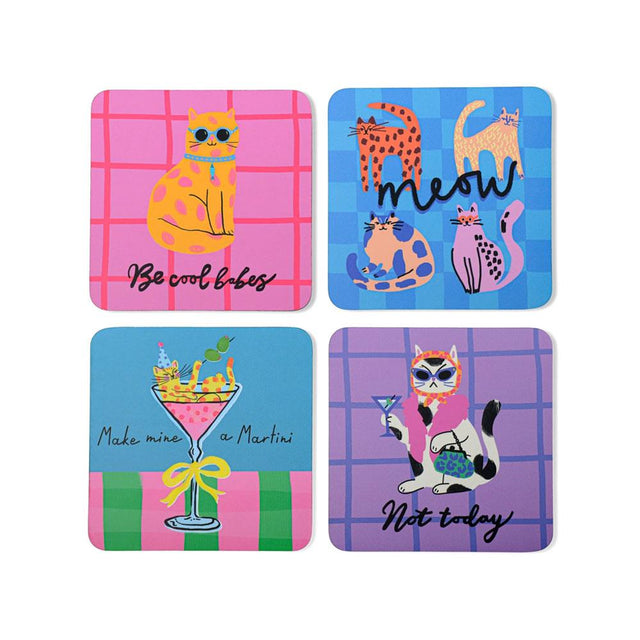 The Cat Lover Coasters Set