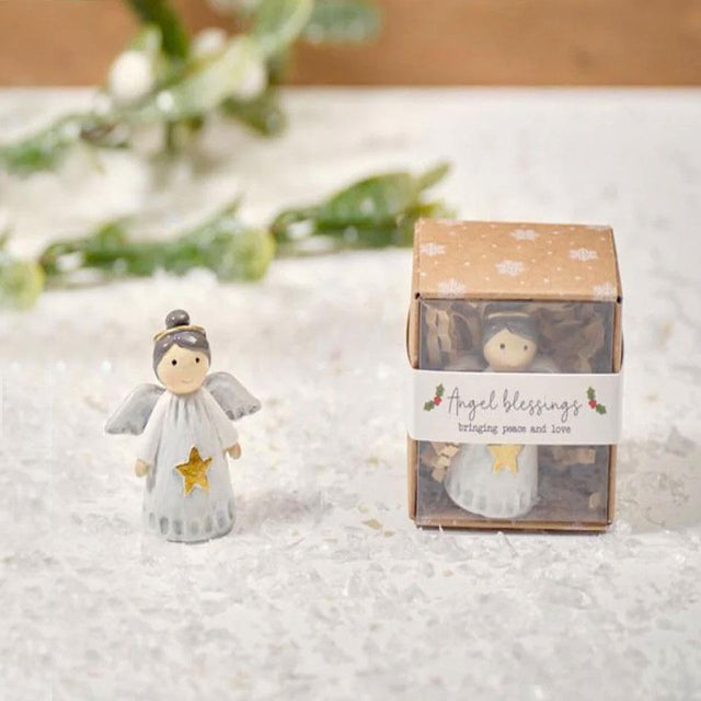 Christmas Angel Mini Resin Ornament