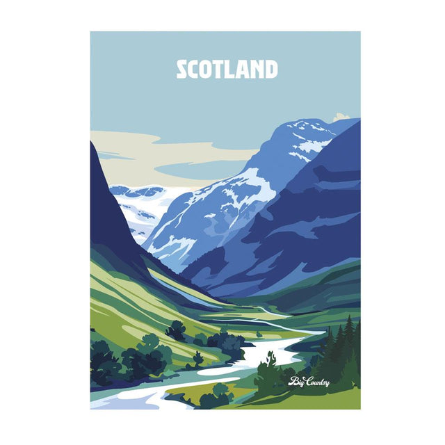 Scotland Scenic Tea Towel