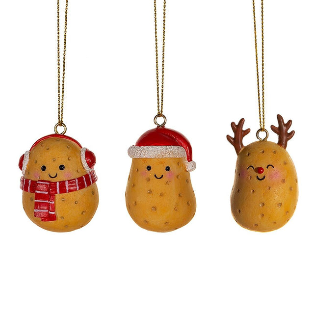 Mini Happy Potatoes Hanging Decorations Set