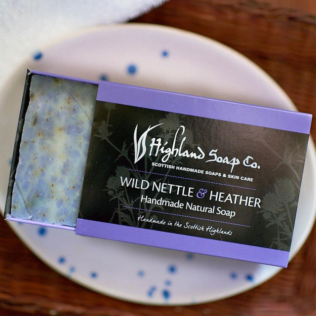Highland soap Co. Wild Nettle & Heather Handmade Natural Soap Bar