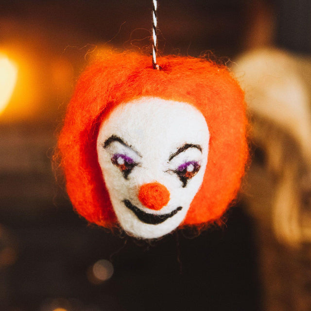 Felt Clown Hanging Decoration