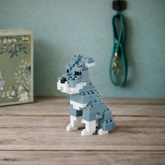 Build Your Own Schnauzer Brick Kit