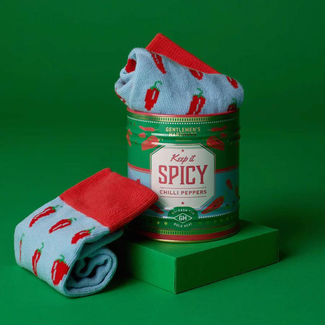 Chillies Socks in a Can