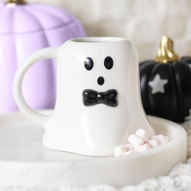 Mr Boo Ghost Shaped Halloween Mug