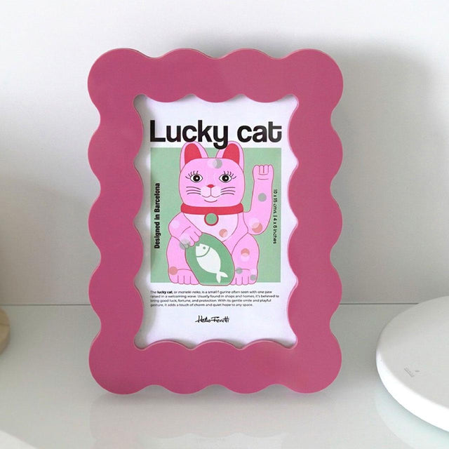 Magenta Petal Photo Frame