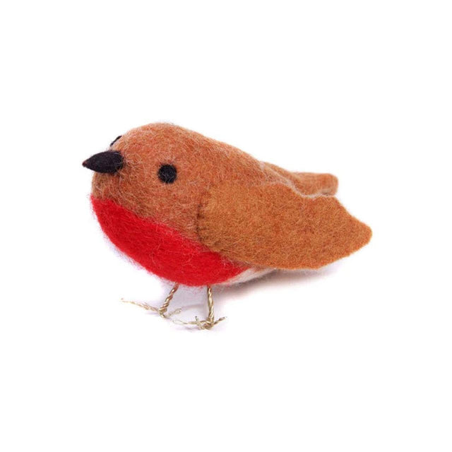 Robin Felt Standing Decoration