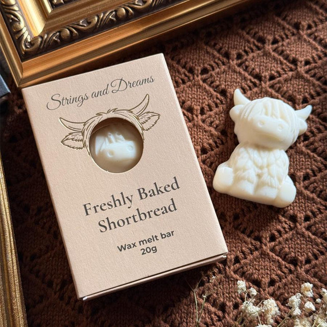 Freshly Baked Shortbread Highland Cow Wax Melt Bar