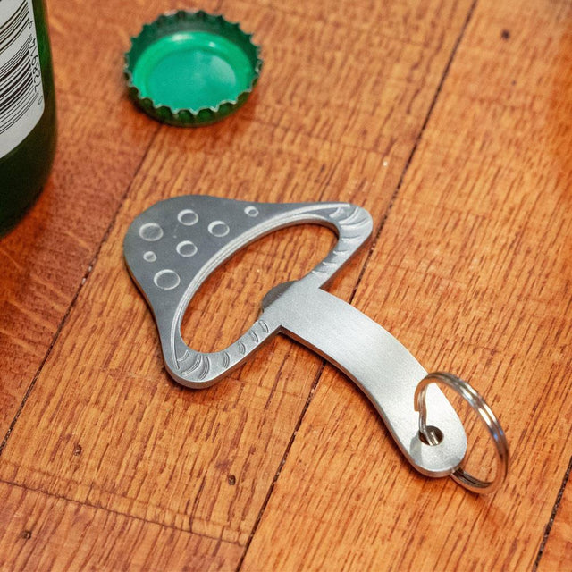 Mushroom Keychain Bottle Opener